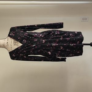 Bcbgeneration Black Floral Dress
